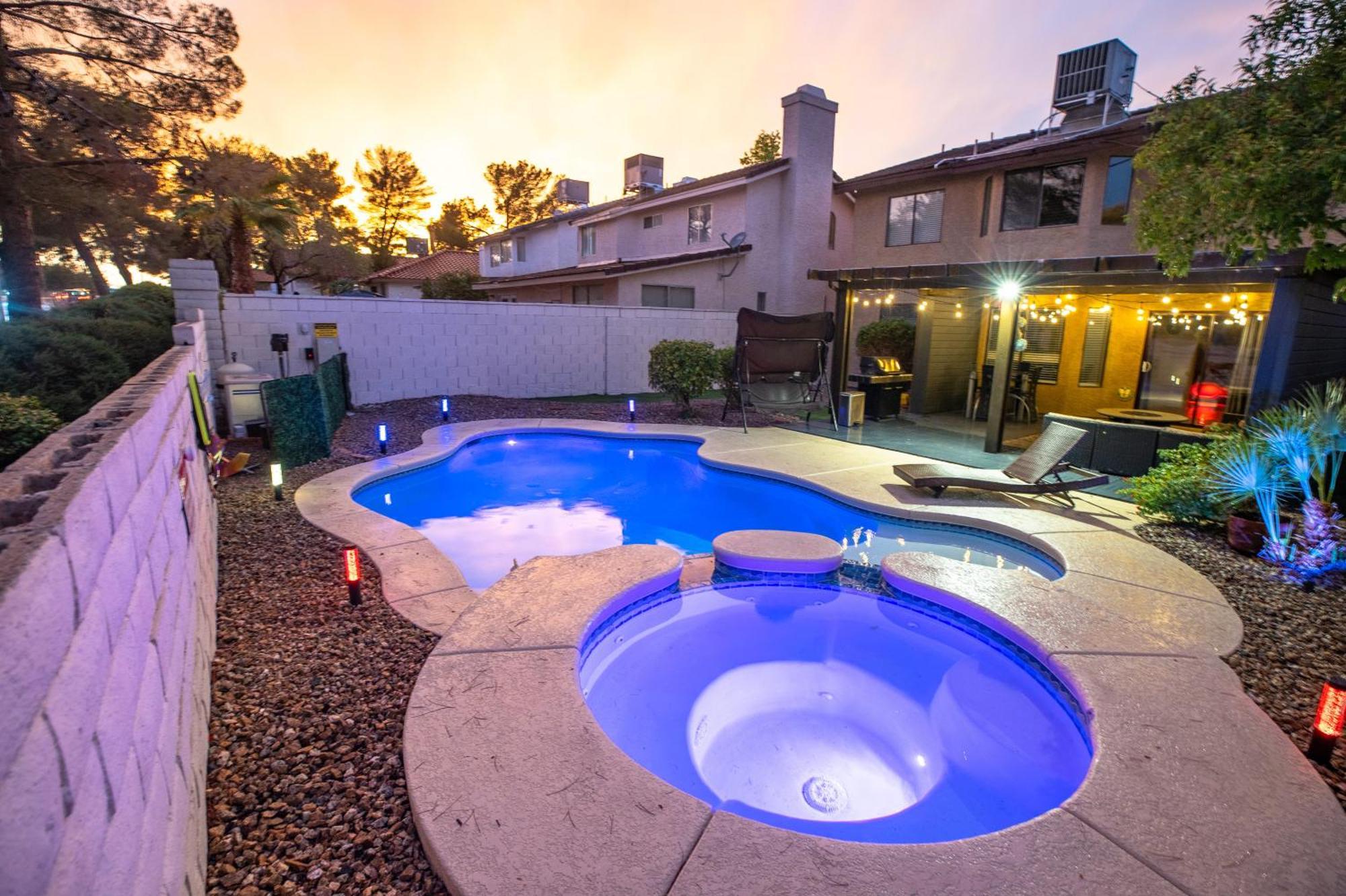 1800 Sqft House W/Heated Pool Spa 13Min From Strip Villa Las Vegas Eksteriør billede