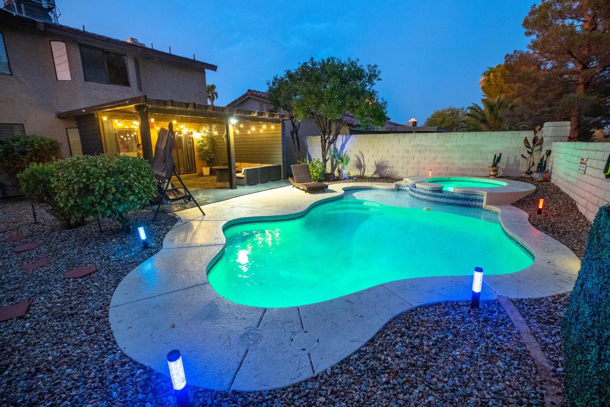 1800 Sqft House W/Heated Pool Spa 13Min From Strip Villa Las Vegas Eksteriør billede