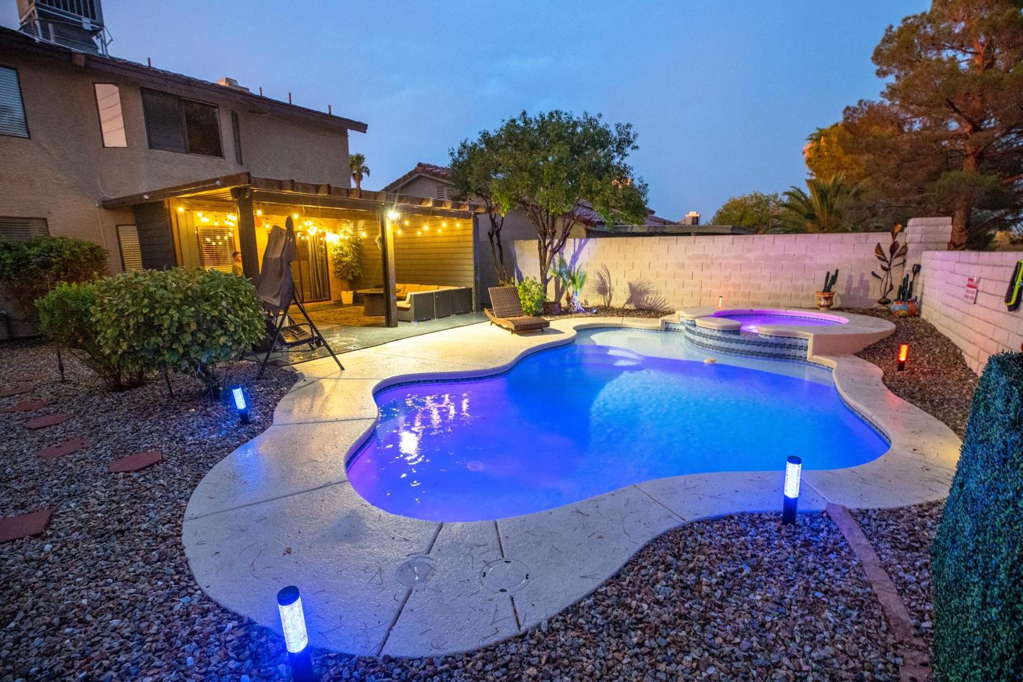 1800 Sqft House W/Heated Pool Spa 13Min From Strip Villa Las Vegas Eksteriør billede
