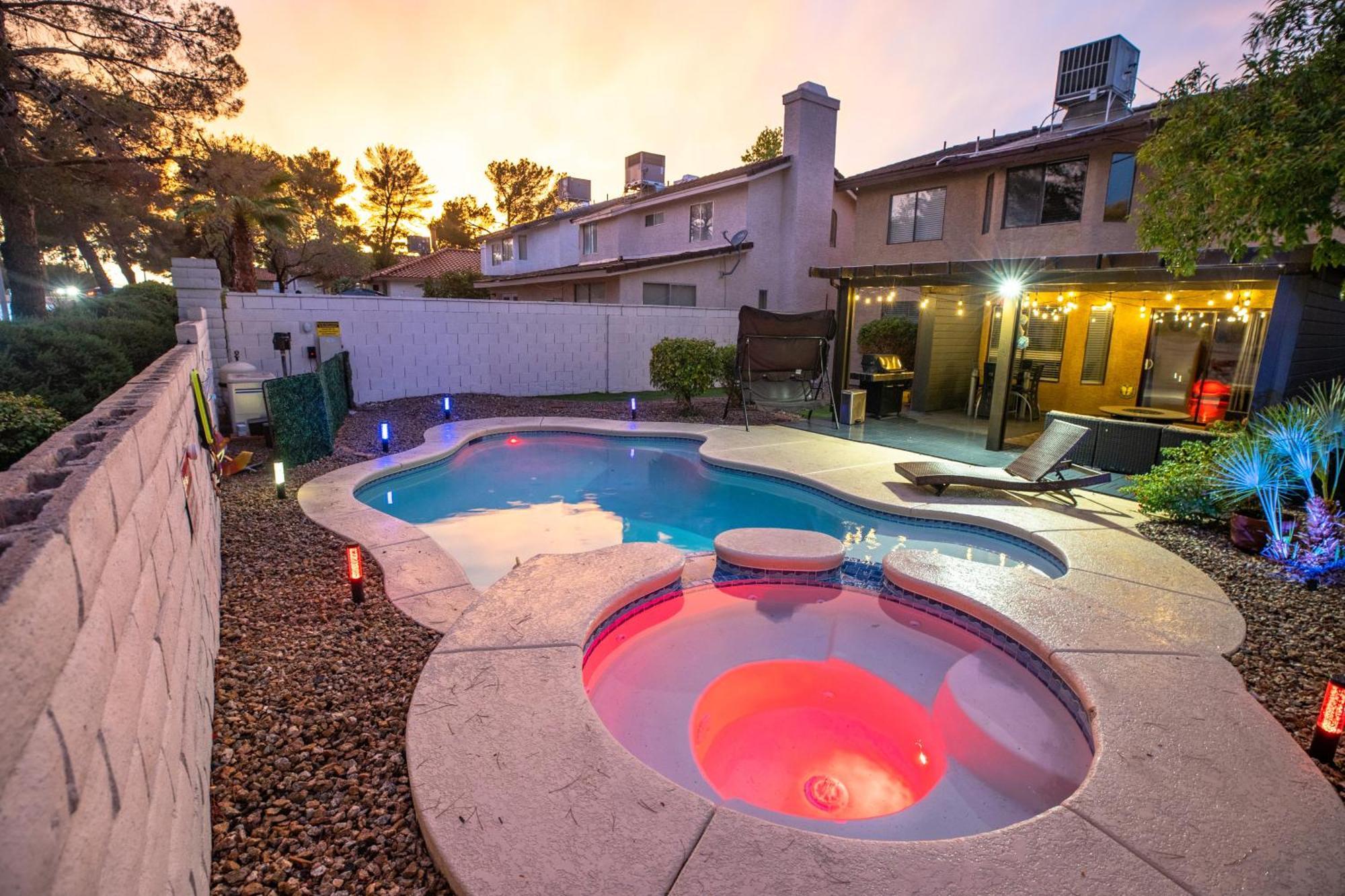 1800 Sqft House W/Heated Pool Spa 13Min From Strip Villa Las Vegas Eksteriør billede