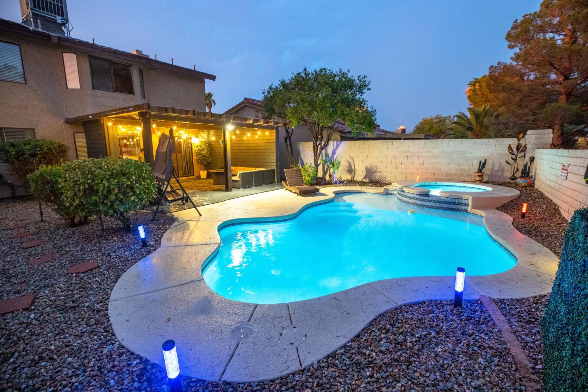 1800 Sqft House W/Heated Pool Spa 13Min From Strip Villa Las Vegas Eksteriør billede
